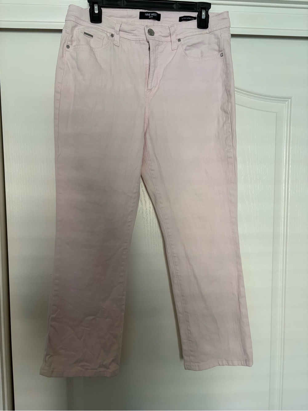 Nine West Pastel Pink Capri Jeans